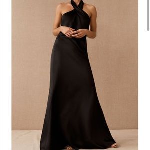 BHLDN Ruby Satin Charmeuse Dress